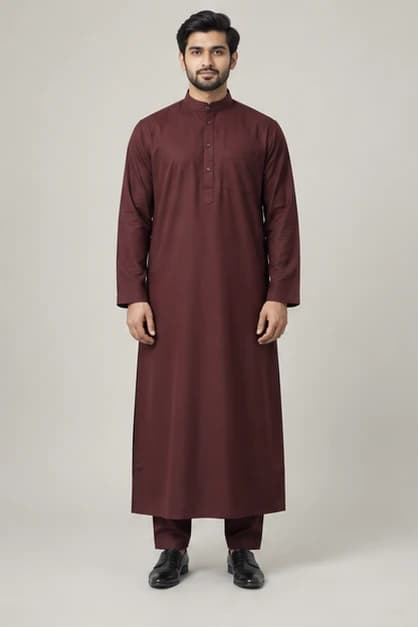 The Signature Jubba in Burgundy